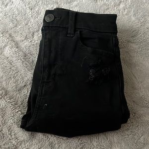 American eagle ripped black jeans